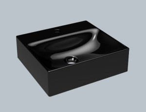 Cuba lorenzetti retangular SA-01 preta  -