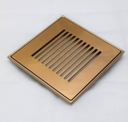 Grelha invinox com  base 15x15 ref 5006/1 rg rose gold 