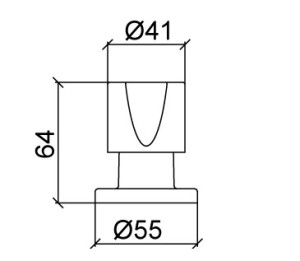 Acabamento Lorenzetti p/ Registro de Gaveta e Pressão de 1