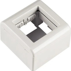 Caixa de Sobrepor 2 Postos Tramontina LizFlex Branca  57303002  - 