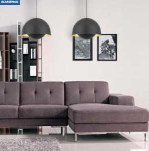 Pendente Ergo Alumínio - Chumbo Liso - 