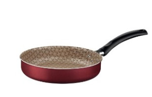 Frigideira Reta Tramontina Turim em Alumínio com Revestimento Interno e Externo em Antiaderente Starflon Max Vermelho 22 cm 1,7 L