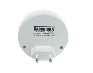 Luz guia led Taschibra 0,5W 4000K 15130002 - 