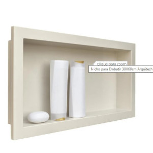Nicho para banheiro em Plastico de Engenharia 30x60 cm. Nicho para banheiro em Plastico de Engenharia 30x60 cm.