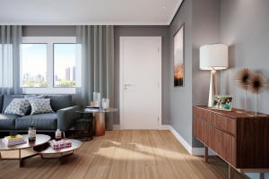 Piso Laminado Clicado Eucafloor Prime Click Nogueira Natural - 2,36 m² por Caixa
 - 