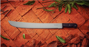 Facão para Mato Tramontina com Lâmina em Aço Carbono e Cabo de Polipropileno Preto 16