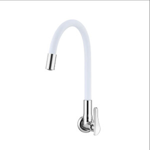 Torneira Lorenzetti Multiuso de Parede Branca - Bica Flexível 1177 W27 - 