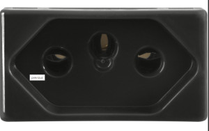 Módulo Tomada 2P+T Tramontina 20 A 250 V Grafite
57215038 - 