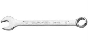 Chave Combinada 10 mm Tramontina Basic com Corpo em Aço Especial Cromado - 