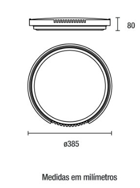 Plafon Young LED 24W - Luz Ajustável - 