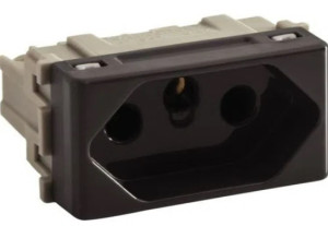 Módulo Tomada 2P+T Tramontina 10 A 250 V Grafite 57215030