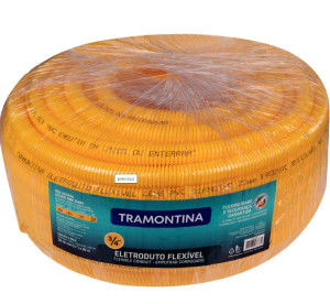 Eletroduto Corrugado Leve Flexível DN25 3/4