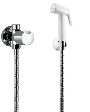 Ducha higiênica LorenLuna 1984 C41 c/ Derivação Flexível 120cm Cromada Lorenzetti - 
