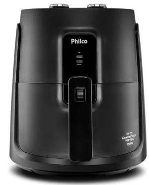 Fritadeira Air Fryer Philco PFR15PG Gourmet Black 4L 1500W - 