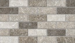 Piso rocha forte 33 X 57 hd tijolo silver - 