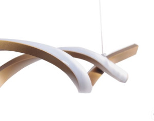 Pendente Taschibra paris 3000K 18W ouro fosco 15050989 - 