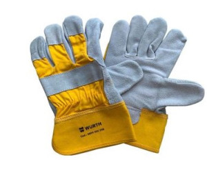 Luva Mista de Raspa com Lona Tamanho 10  -