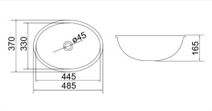 Cuba Lorenzetti Oval de Embutir Branca CBO-09 Cuba Lorenzetti Oval de Embutir Branca CBO-09