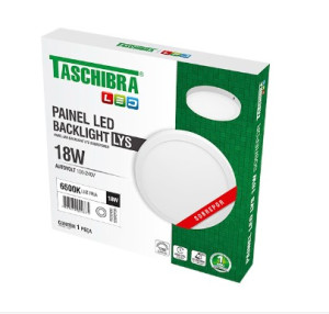Painel led Taschibra lys embutir 24W 30CM 6500K 15140169 - 