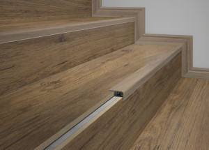 Perfil Frontal de Escada Eucafloor Tecno 2,10m - Cor 7 - 