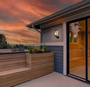 Arandela Vintage Cover 25cm - Marrom Gold - 