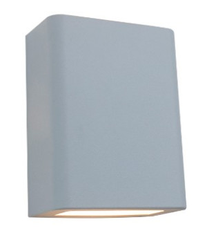 Arandela Fussen Fechada 10x13cm - Branco Fosco - 