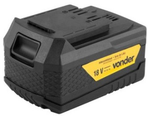 Bateria 18,0 V, íons de lítio, linha intercambiável, 5,0 Ah, IBV 1850, VONDER - 