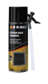 Espuma Expansiva de Poliuretano Expan-Max Manual 300ml/180g - W-Max - Wurth