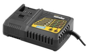 Carregador de bateria 18 V, linha intercambiável, carregamento rápido, ICBV 1806, VONDER Carregador de bateria 18 V, linha intercambiável, carregamento rápido, ICBV 1806, VONDER