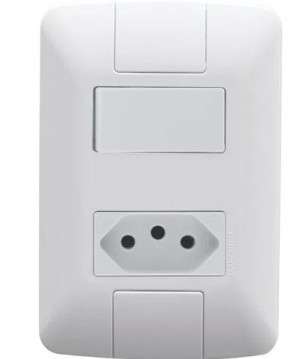Conjunto 4x2 com 1 Interruptor Paralelo Tramontina Aria 6 A 250 V Branco
 57241002 Conjunto 4x2 com 1 Interruptor Paralelo Tramontina Aria 6 A 250 V Branco
 57241002
