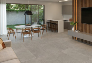 Porcelanato eliane 60 X 120 caliza cinza ext  - 