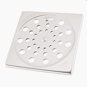 GRELHA QUADRADA COM FECHO, SEM MOLDURA 10 [95MM] - AÇO INOX 304