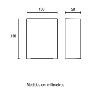 Arandela Fussen Fechada 10x13cm - Branco Fosco Arandela Fussen Fechada 10x13cm - Branco Fosco