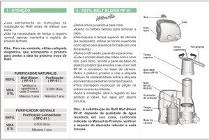 Refil Filtro Lorenzetti RF-01 para Purificador de Água Naturalis - 
