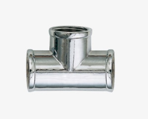 TÊ ½ BSP [I X I X I] – LATÃO CROMADO - 