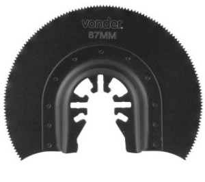 Disco de corte segmentado para madeira 87 mm, para Lixadeira Multifunção ,MEV 330, VONDER - 