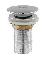 Válvula Pevilon clique redonda 1630 cromada  Válvula Pevilon clique redonda 1630 cromada