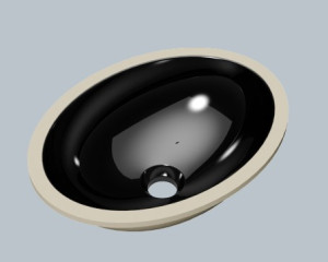 Cuba lorenzetti Oval OE-40 preta  -