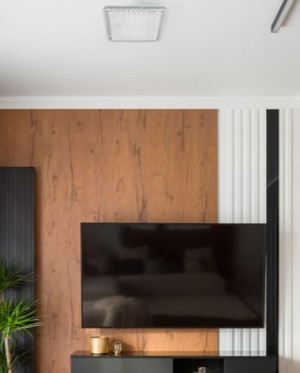 Plafon LED Shine Quadrado 18W Pontilhado Luz Ajustável - Translúcido Plafon LED Shine Quadrado 18W Pontilhado Luz Ajustável - Translúcido