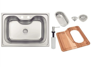 Cuba inox sobrepor tamontina 93806/102  morgana  -