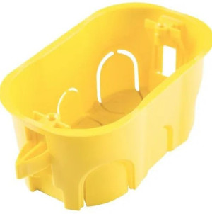 Caixa de Embutir Drywall 4x2 Tramontina Amarela 57500071 Caixa de Embutir Drywall 4x2 Tramontina Amarela 57500071