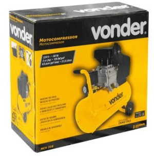 Motocompressor de ar, 8,0 pcm, 21,6 litros, 220 V~, MCV 216 VONDER