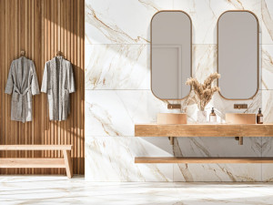 Porcelanato embramaco 83 X 83 calacata premium plus 83089 