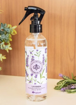 Água perfumada para tecidos Lavanda - Perfumes do Jardim - 240ml -