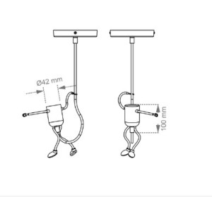 Pendente Taschibra happy 1XE27 15050817