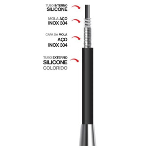 Torneira Multiuso Parede Bica Flexível Lorenzetti Lorenflex 1178 RG27 - 