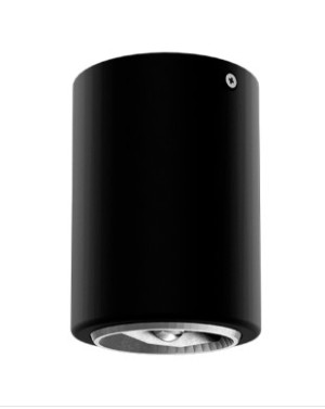 Plafon Taschibra sobrepor cannon AR70 preto fosco 0204004418