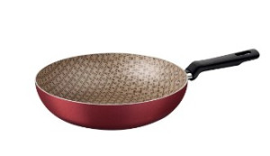 Frigideira Funda Tramontina em Alumínio com Revestimento Interno e Externo em Antiaderente Starflon Max Vermelho 24 cm 2,2 L - 