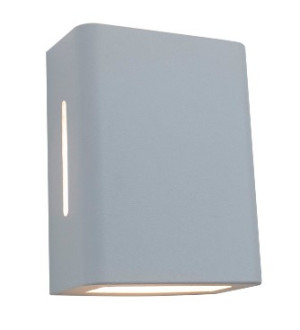 Arandela Fussen 2 Aletas 10x13cm - Branco Fosco - 