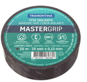 Fita Isolante Classe C 0,13x19 mm Tramontina Preta 20m
 57545002
